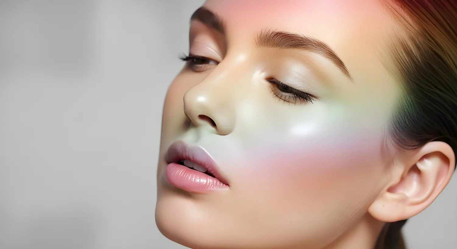 Beautiful brows close-up
